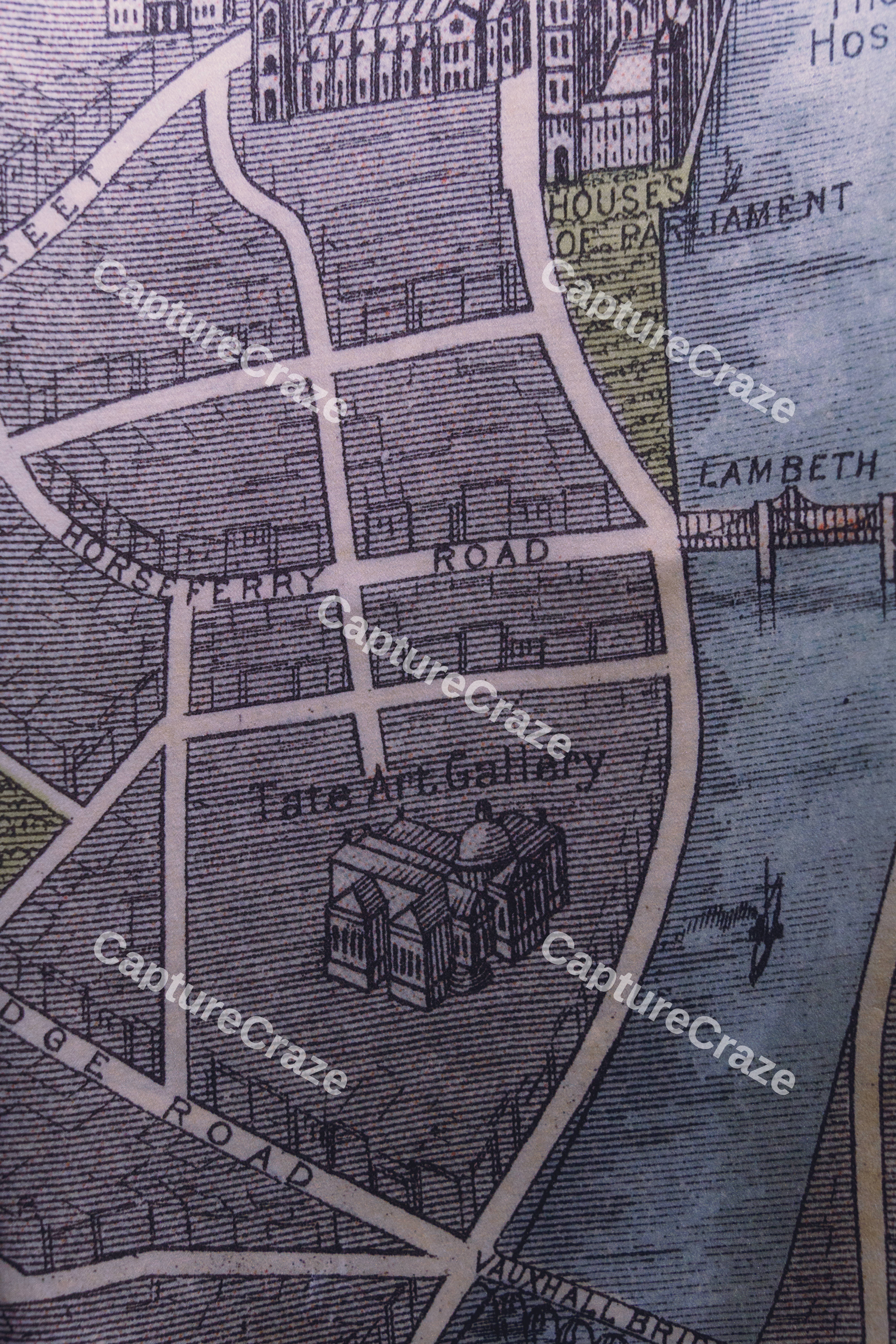 Road Map Texture